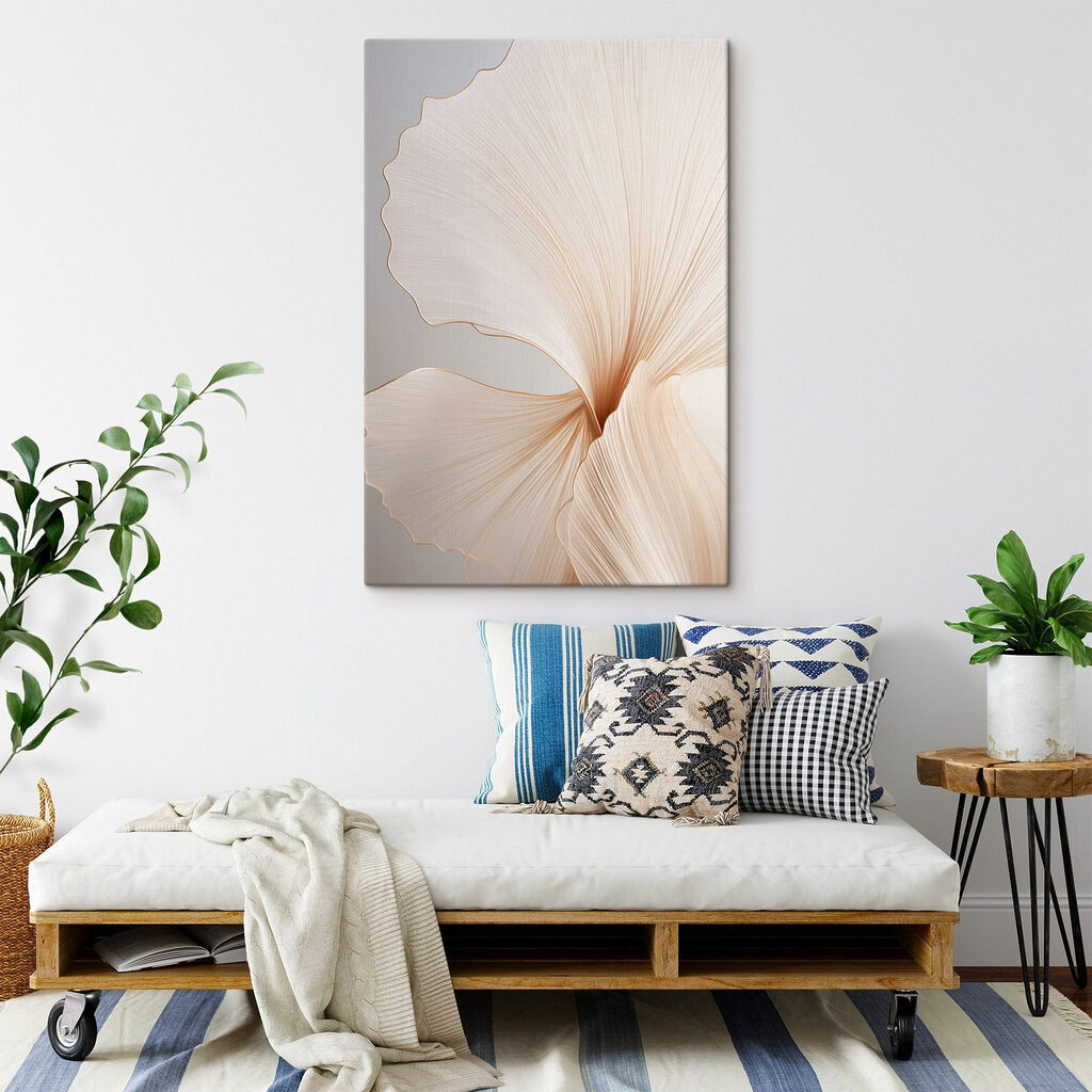 Folha branca com sombra — interior 2