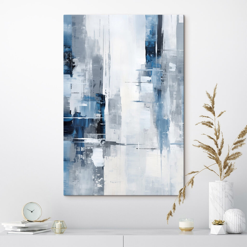 Pinceladas azul-gelo — interior 2