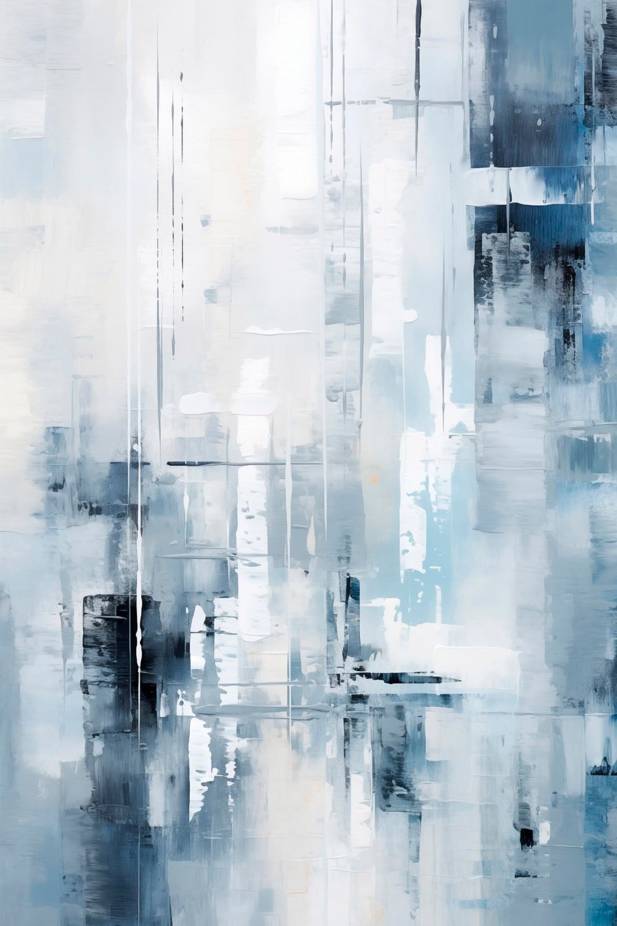 Planos azul-frio com reflexos — design completo