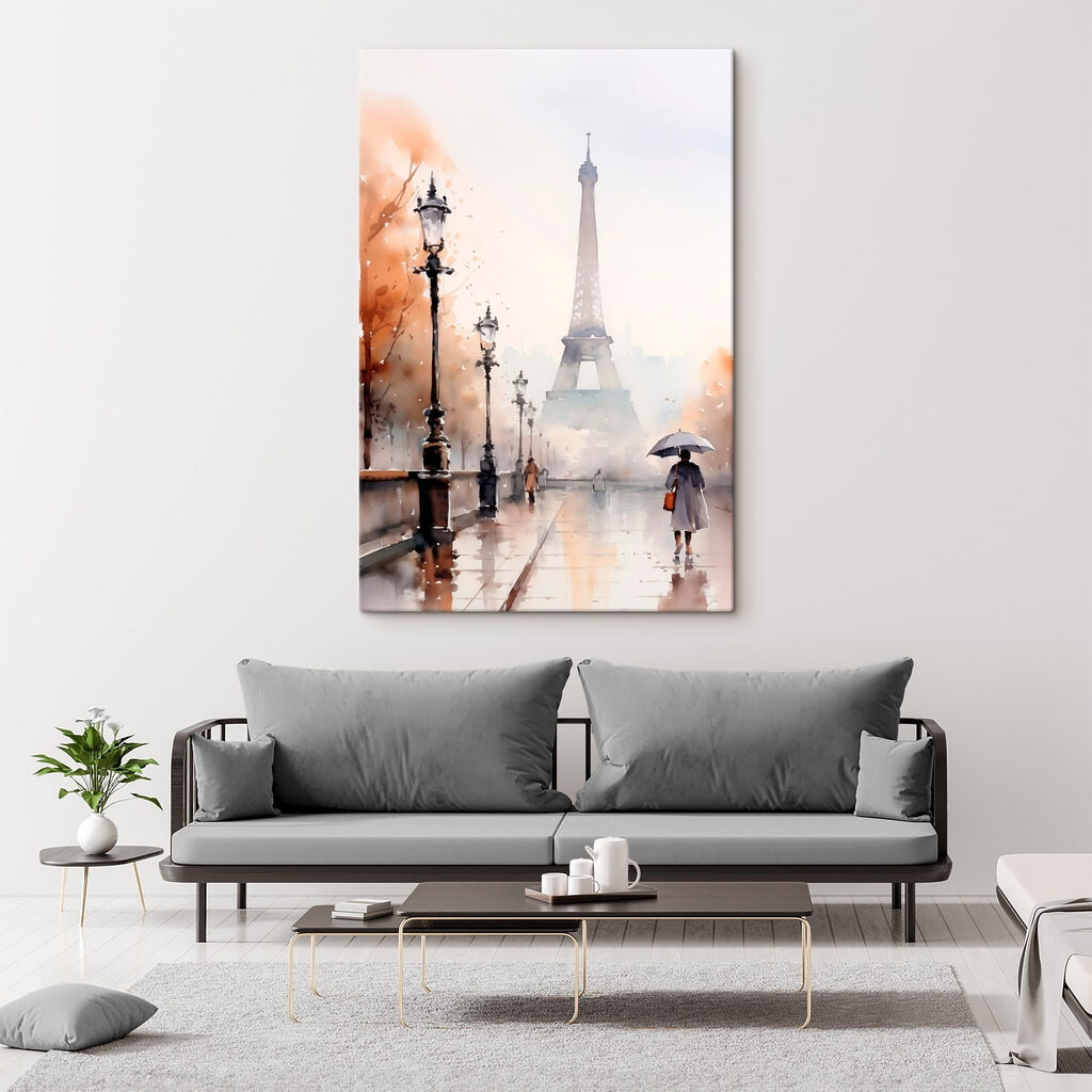 Paris com guarda-chuva — interior 2