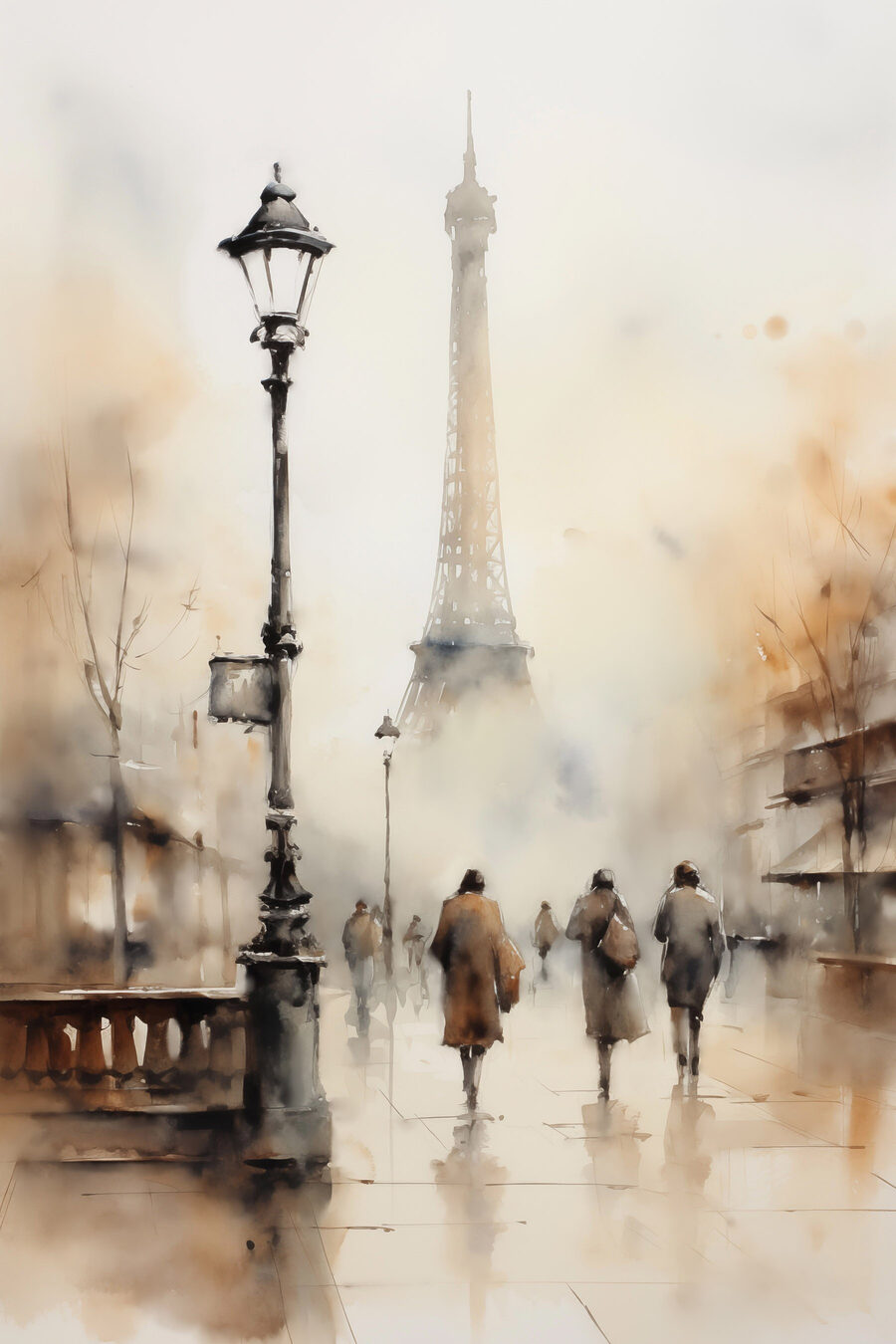 Passeantes em Paris — design completo