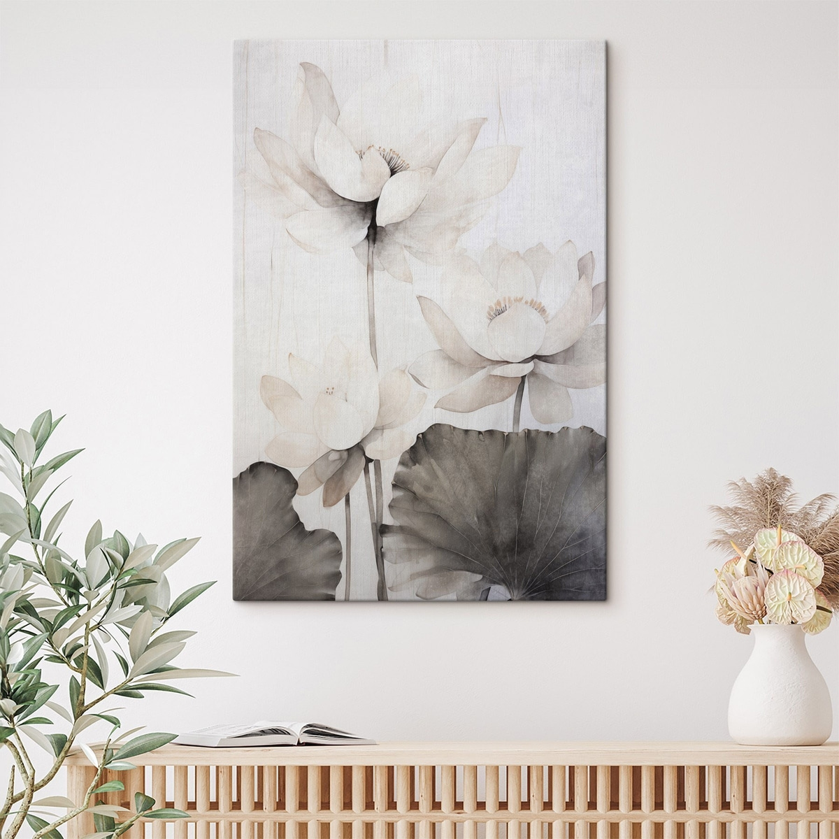 Lótus brancos — interior 2