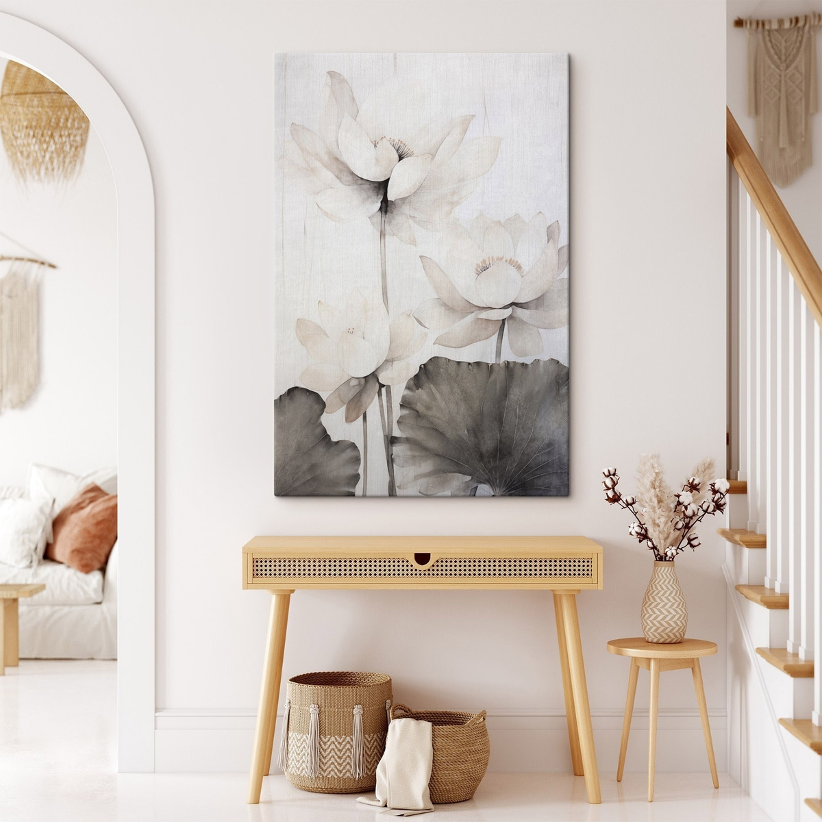 Lótus brancos — interior 1