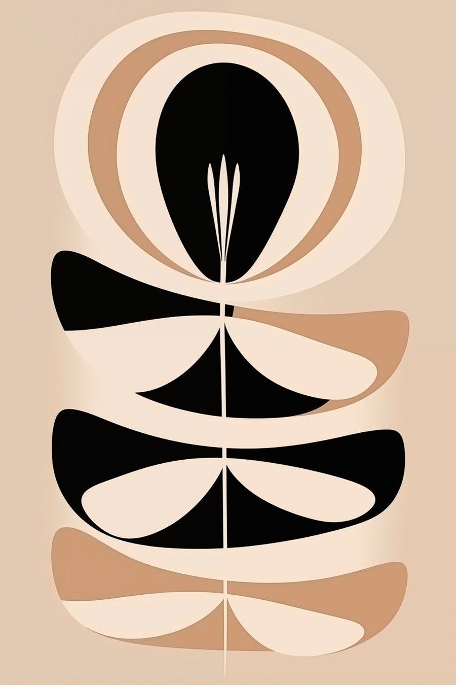 Flor abstrata — design completo