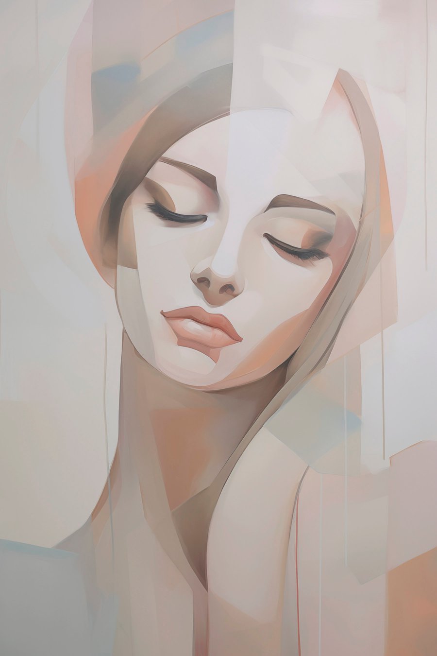 Retrato de menina — design completo
