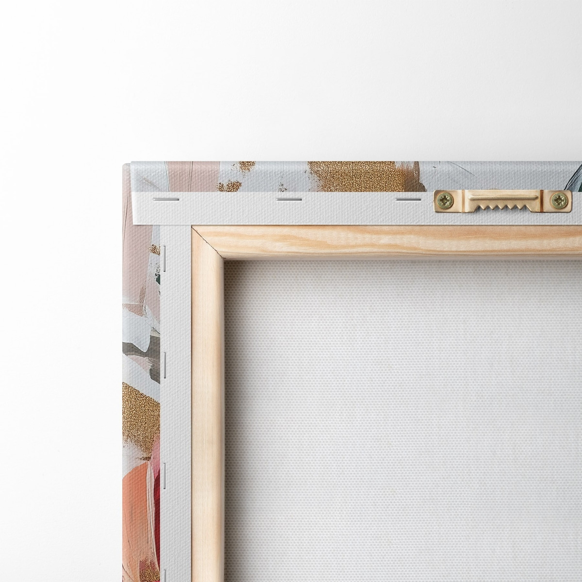 Ramo abstrato de flores — verso