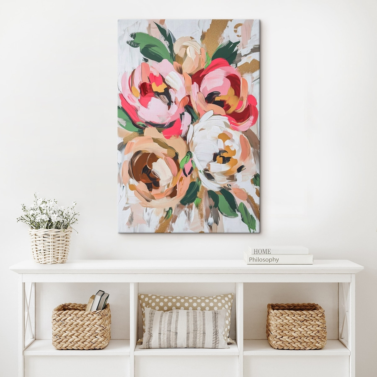 Ramo abstrato de flores — interior 1