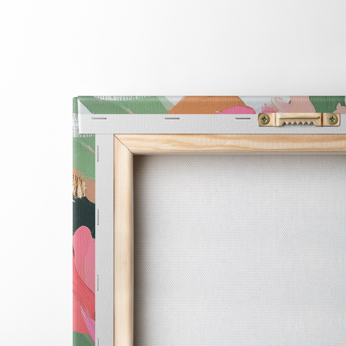 Ramo abstrato de flores — verso