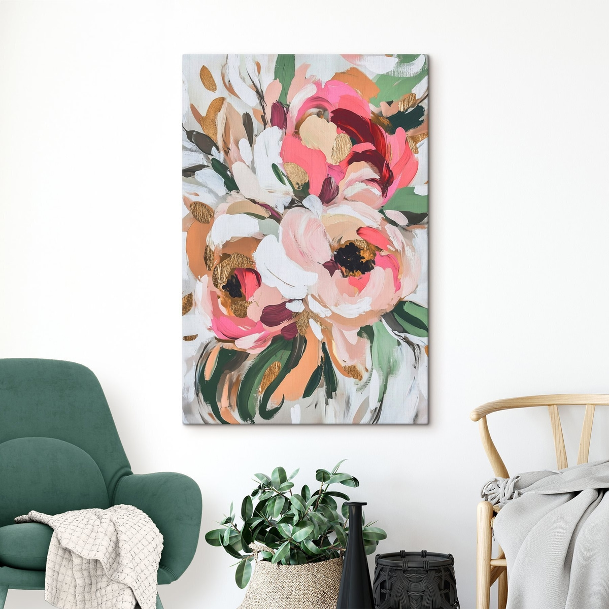 Ramo abstrato de flores — interior 3
