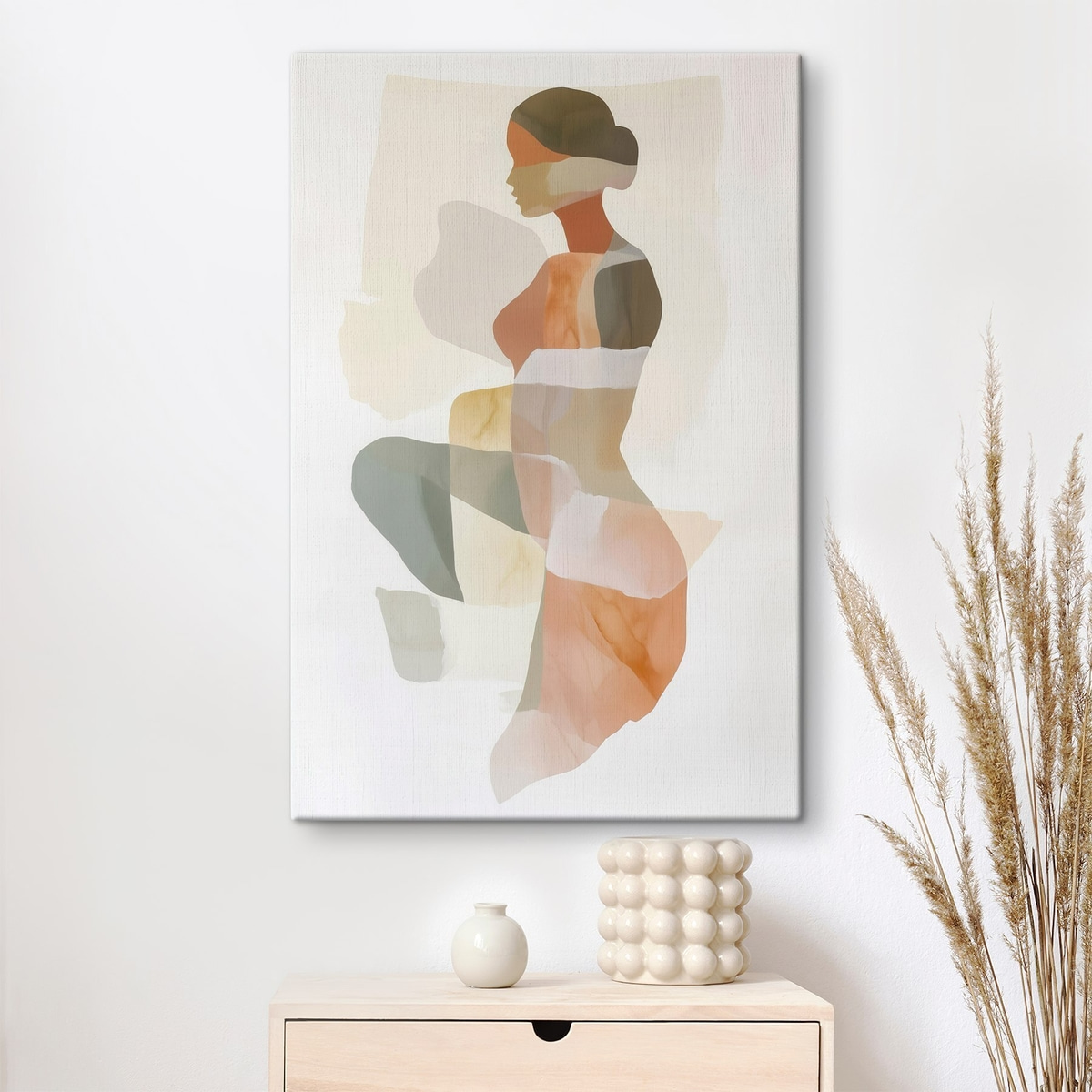 Silhueta feminina abstrata — interior 3