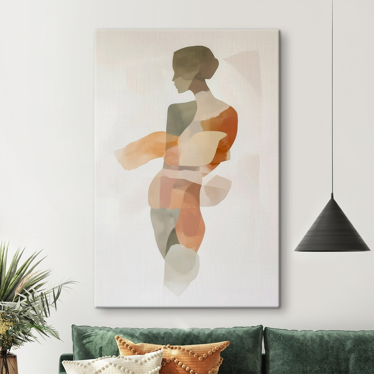 Silhueta feminina abstrata — interior 3