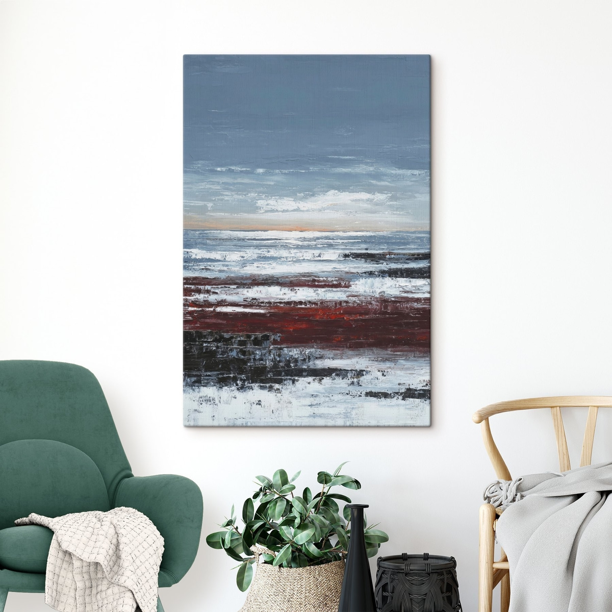 Paisagem marítima abstrata — interior 1