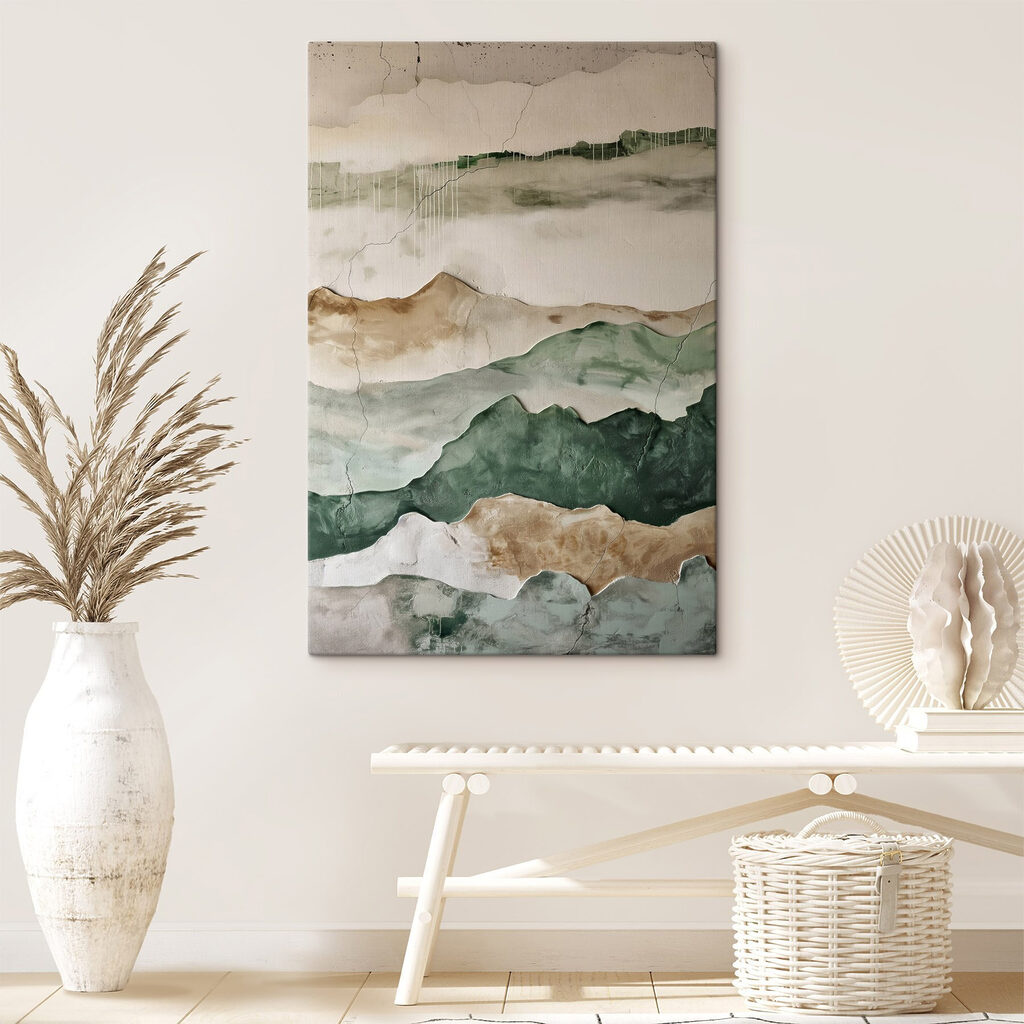 Camadas verde-areia — interior 1