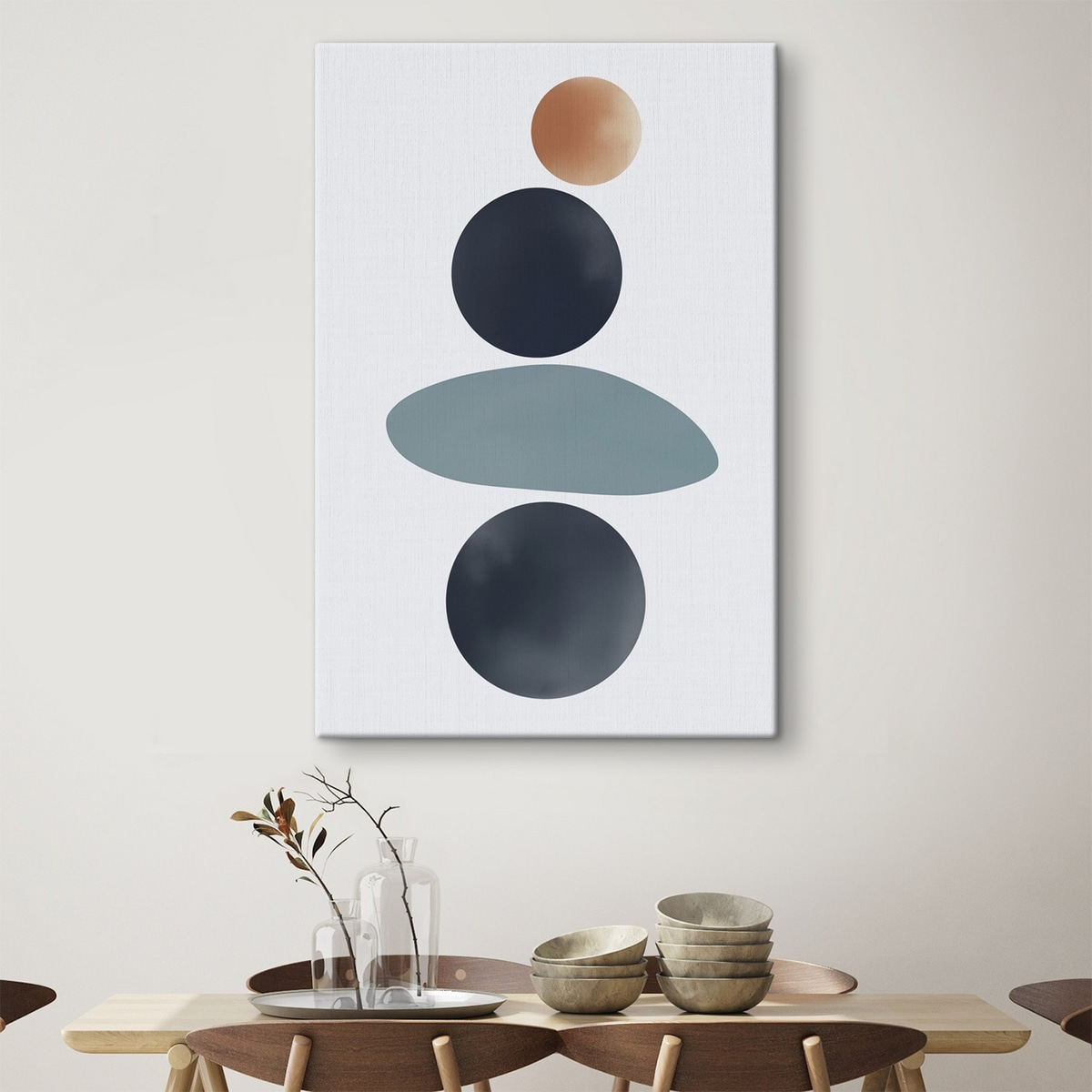 Manchas redondas abstratas — interior 2