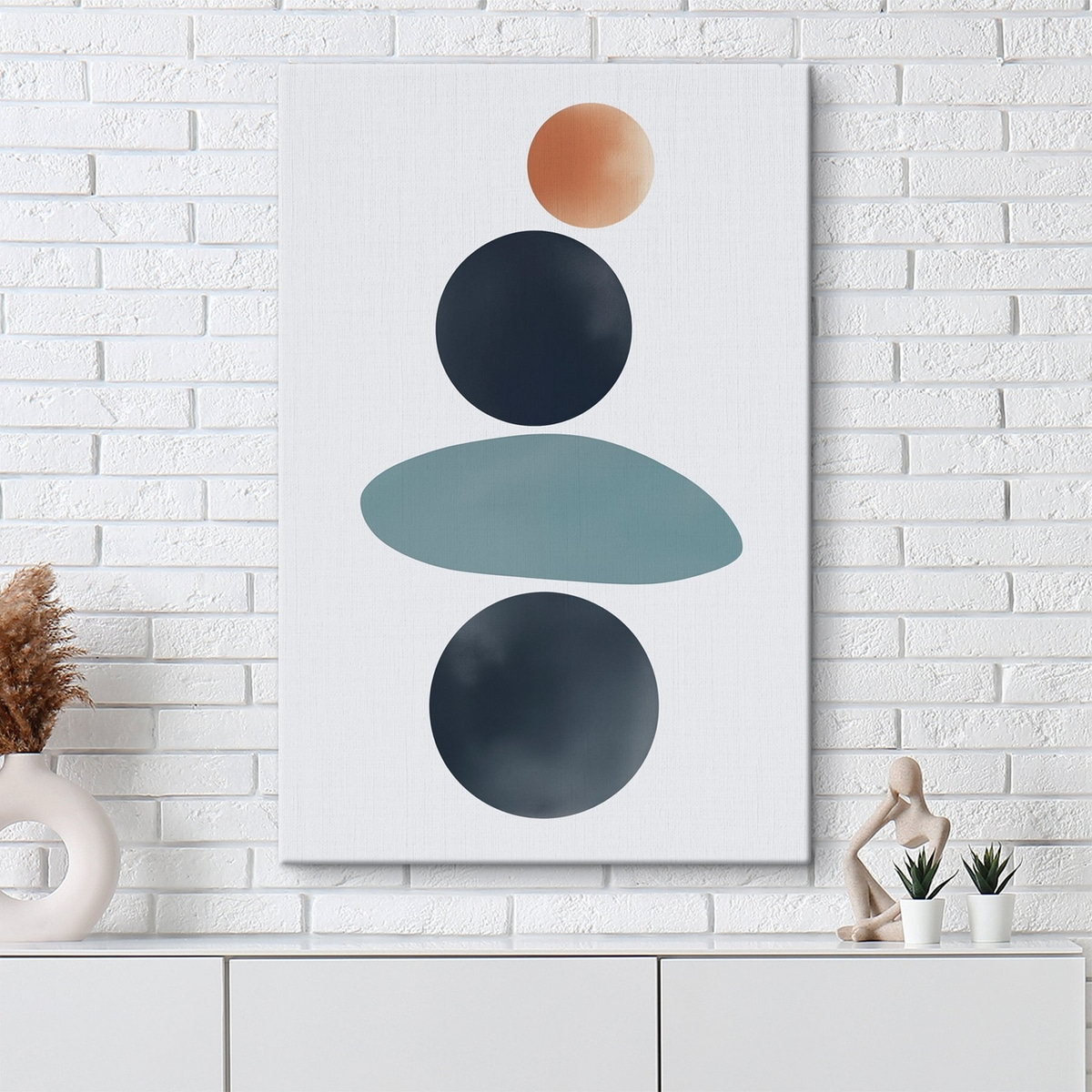 Manchas redondas abstratas — interior 1