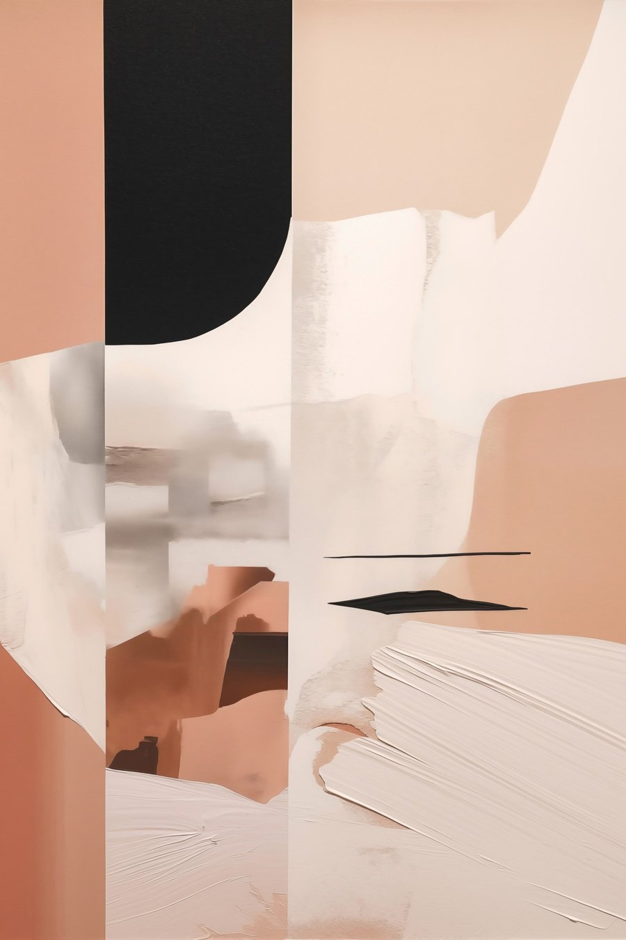Composição abstrata — design completo