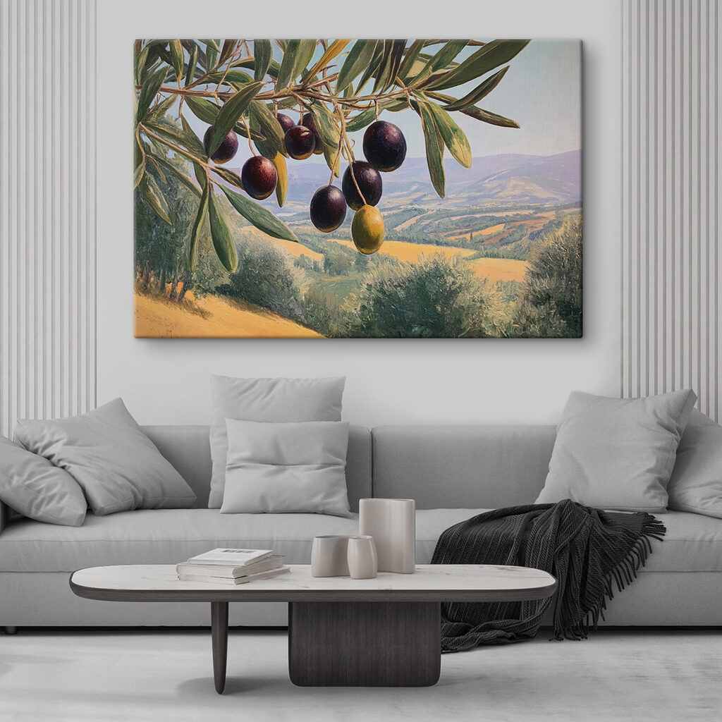 Azeitonas maduras sobre colinas — interior 2