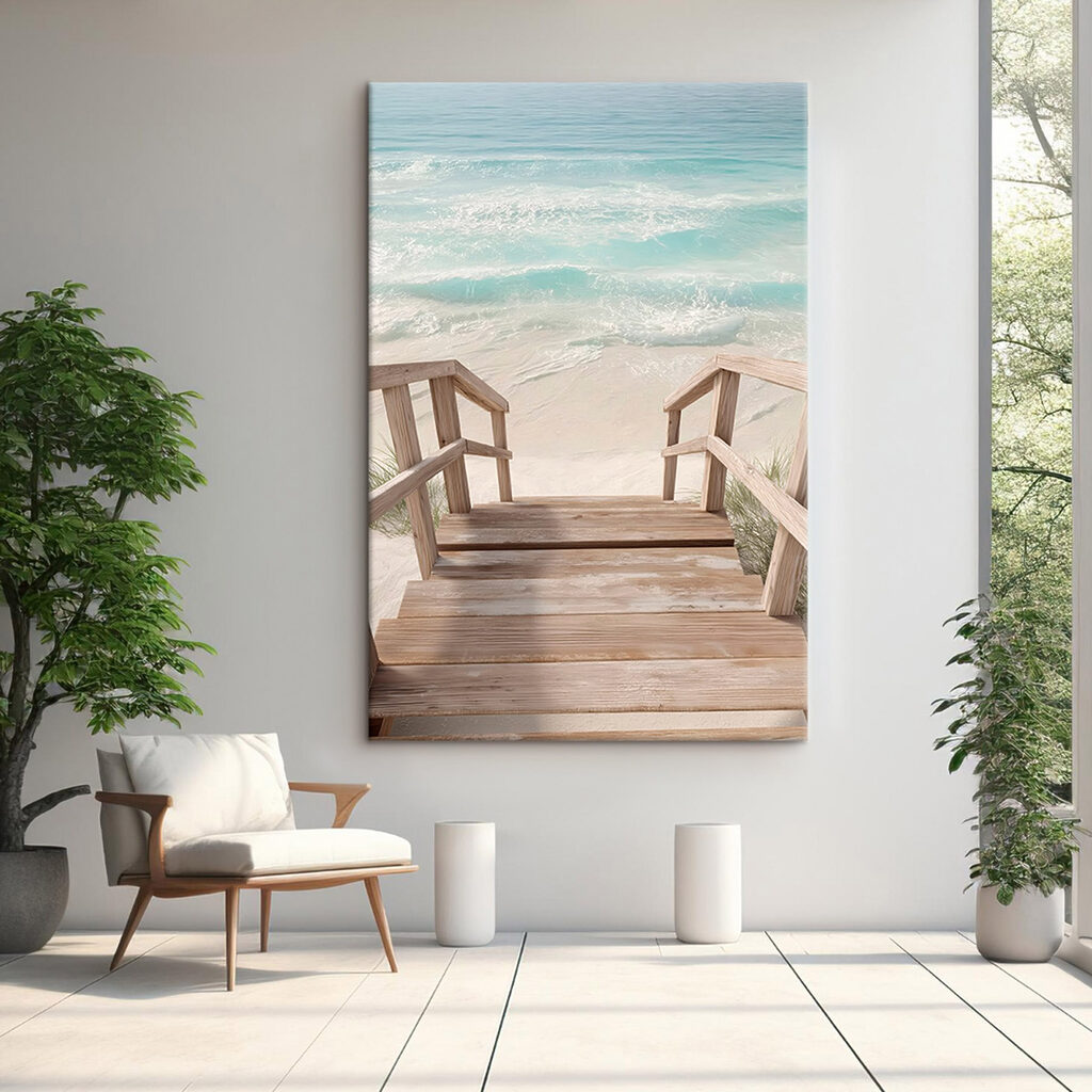 Escada para o mar — interior 1