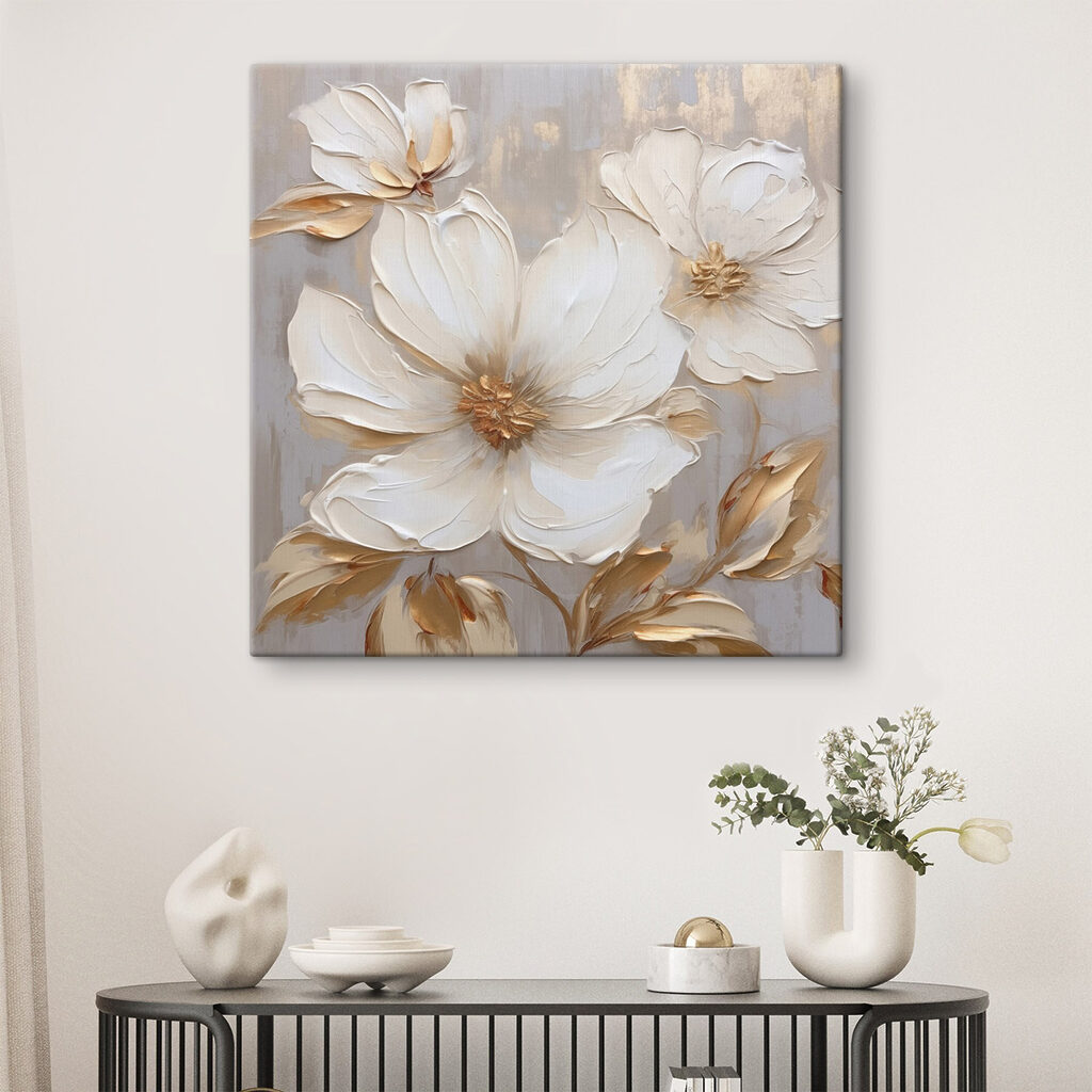 Magnólia com folhas douradas — interior 3