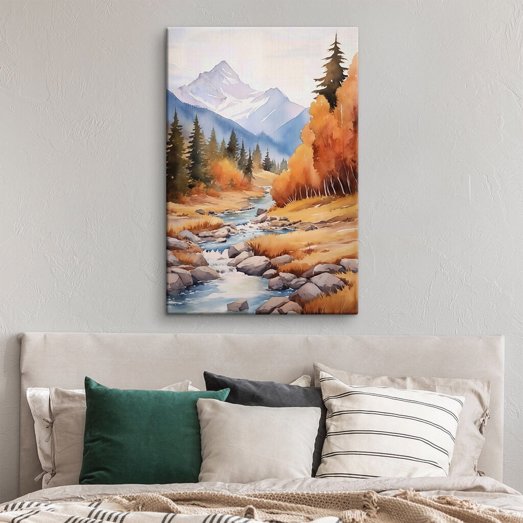 Ribeiro junto ao bosque — interior 1