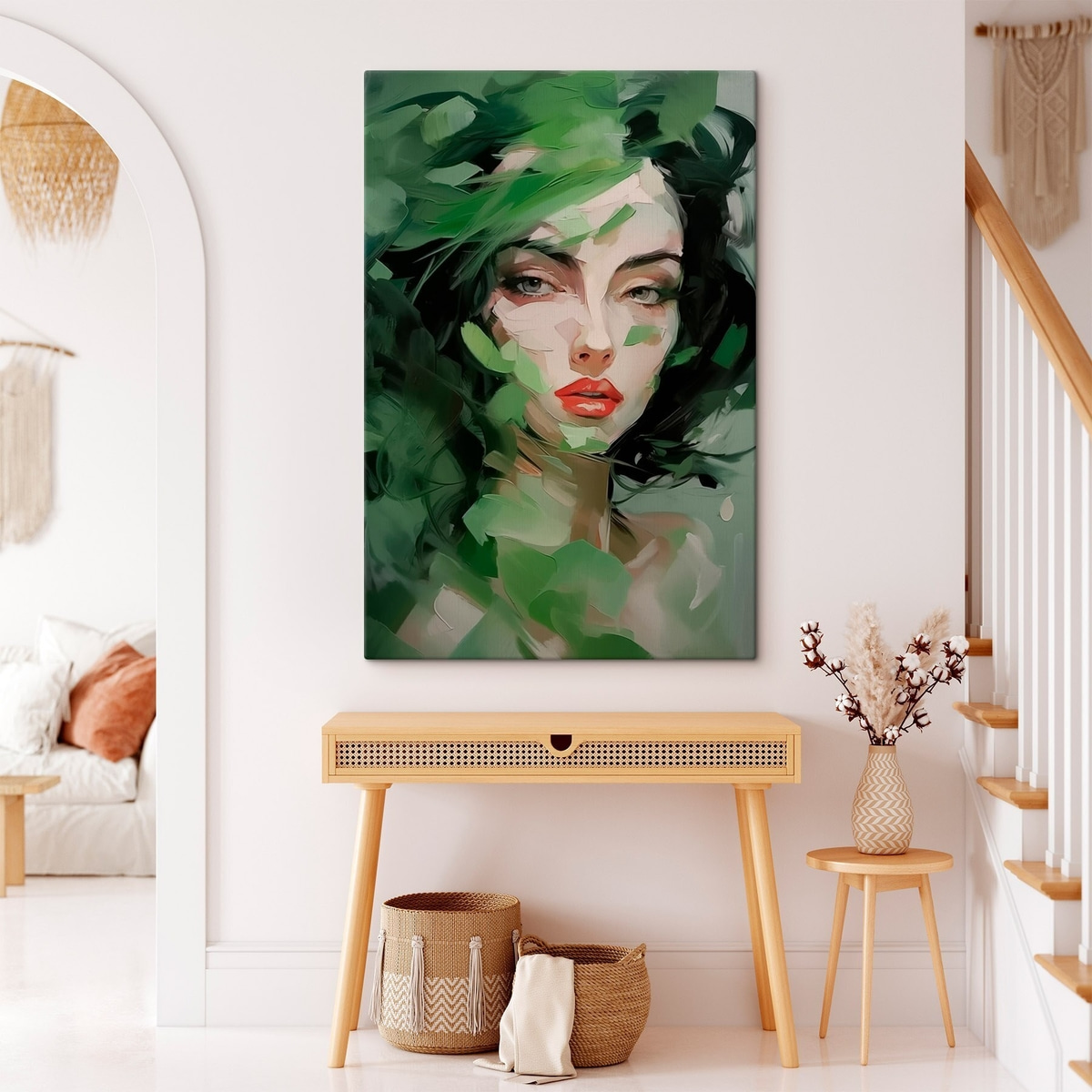 Retrato abstrato de mulher — interior 2