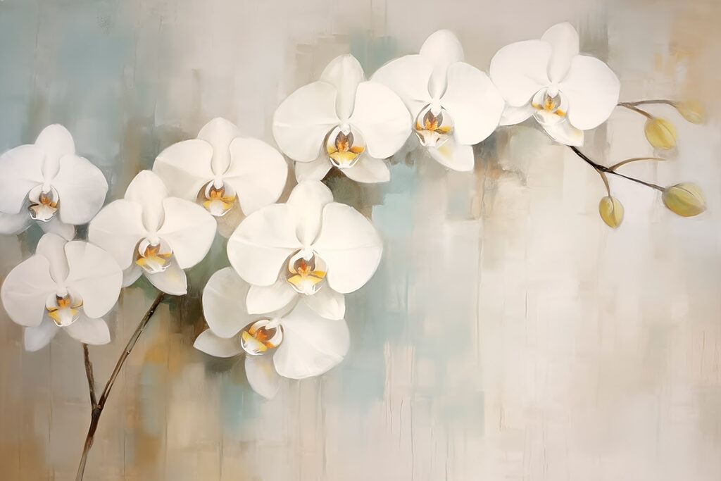 Orquídeas serenas — design completo