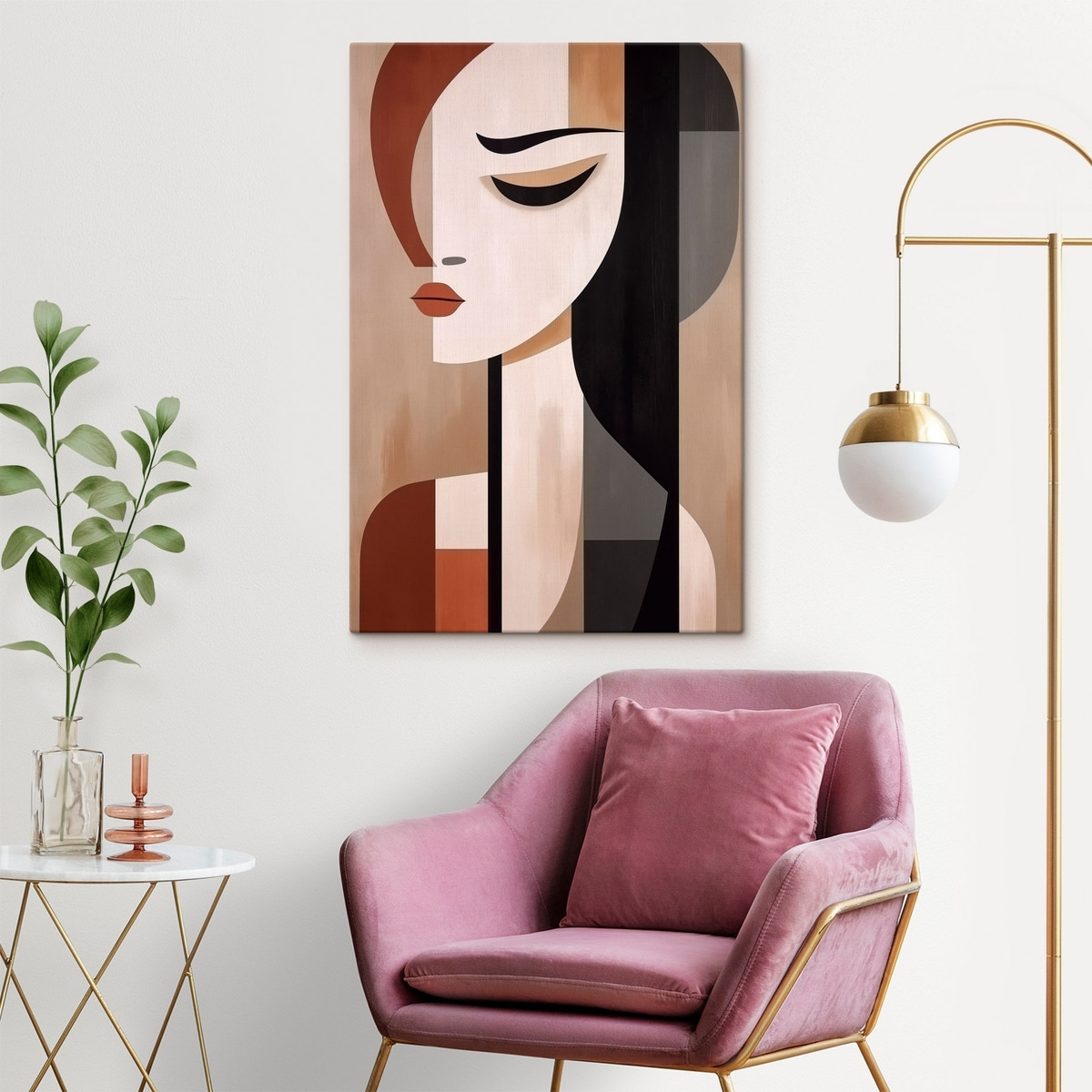 Rostos abstratos — interior 1