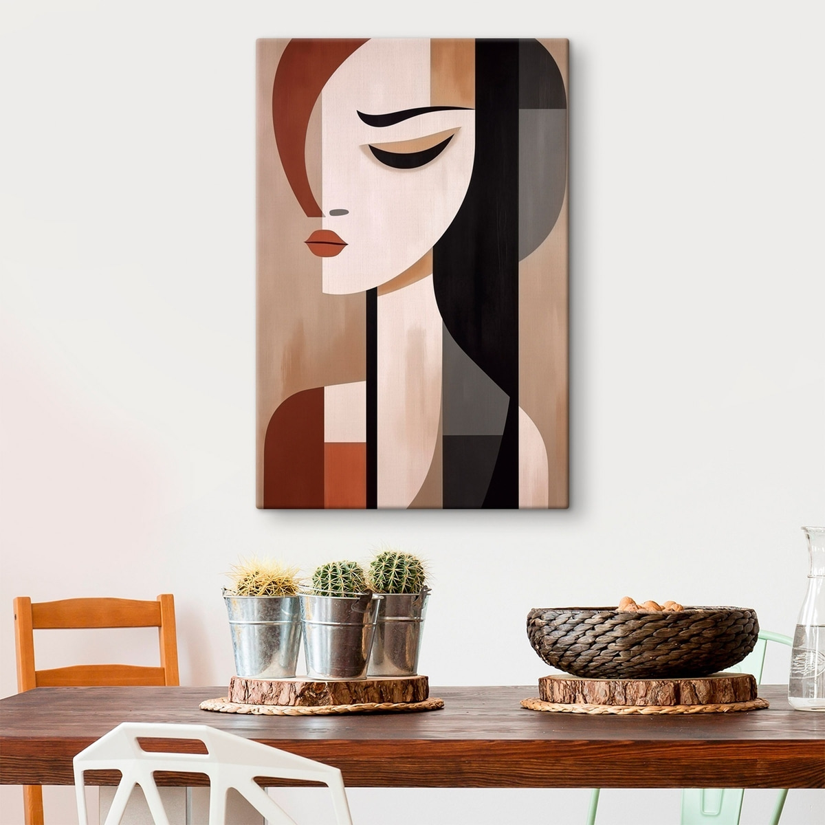 Rostos abstratos — interior 2