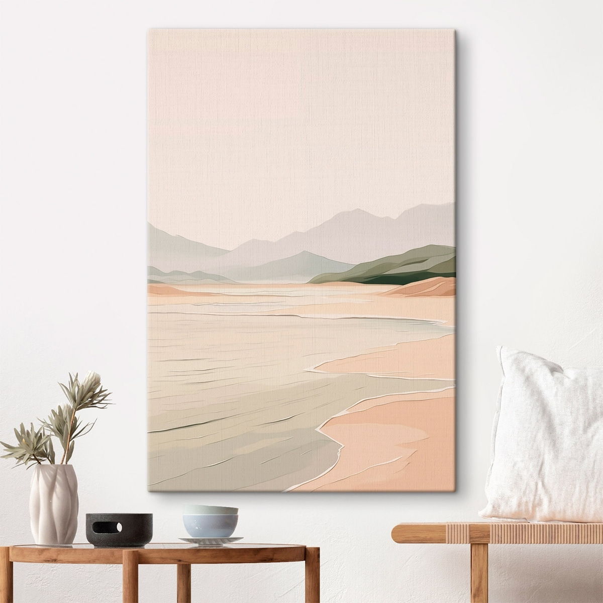 Montanhas e costa minimalistas — interior 1