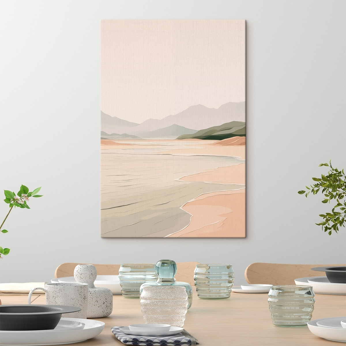 Montanhas e costa minimalistas — interior 2