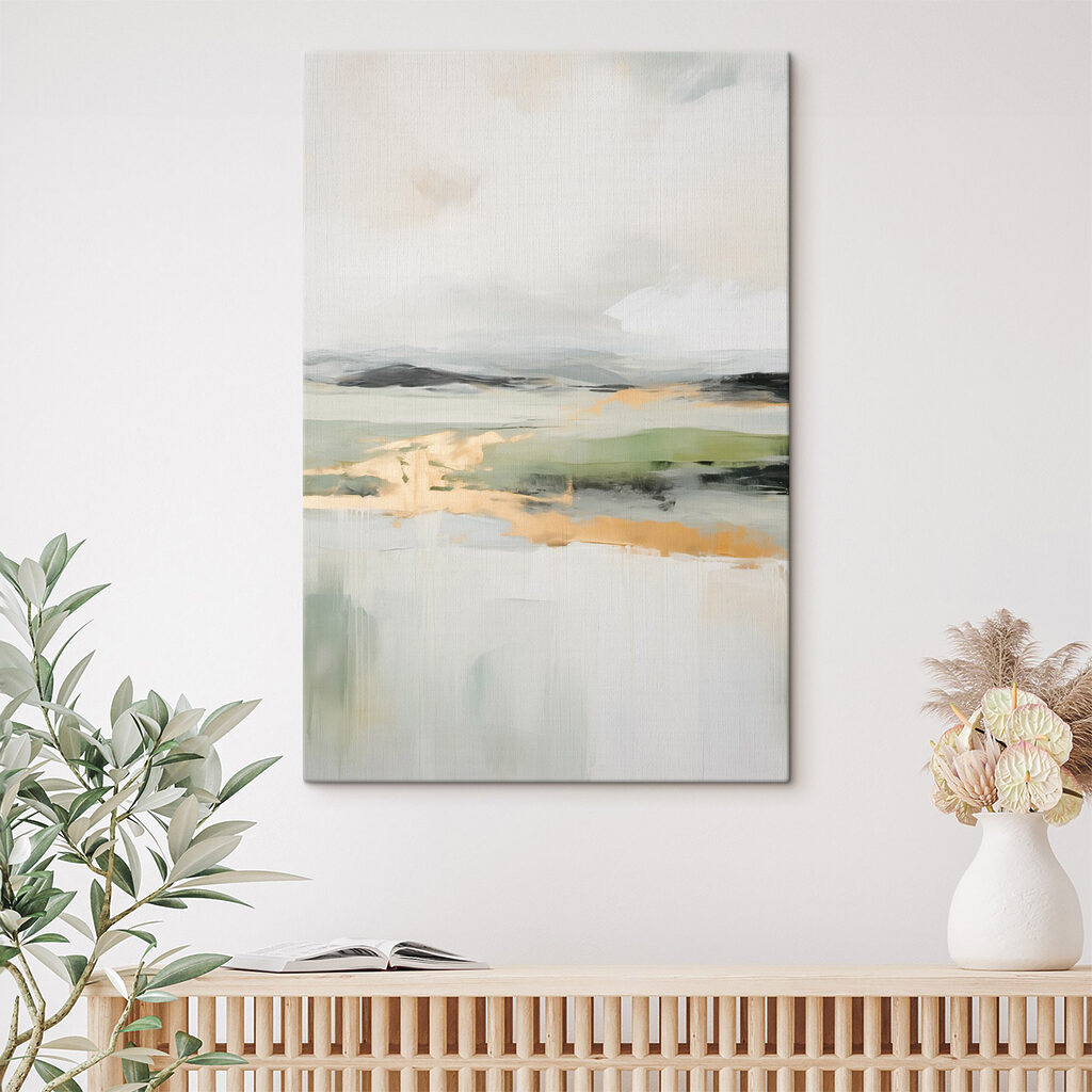 Horizonte verde e dourado — interior 1