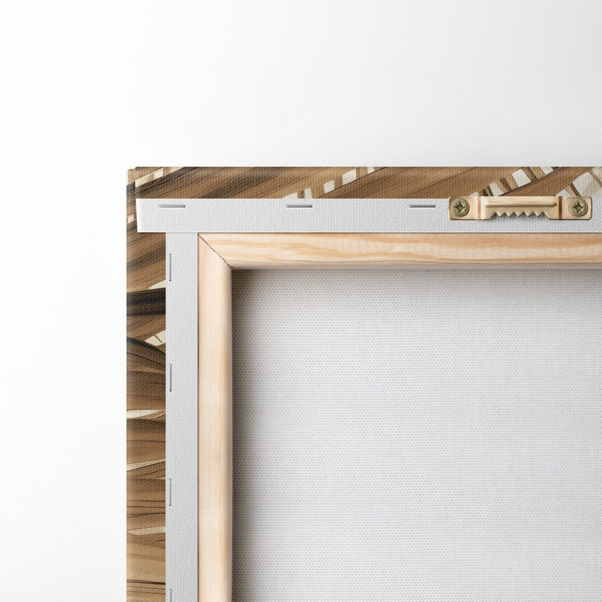Folhas de palmeira abstratas — verso