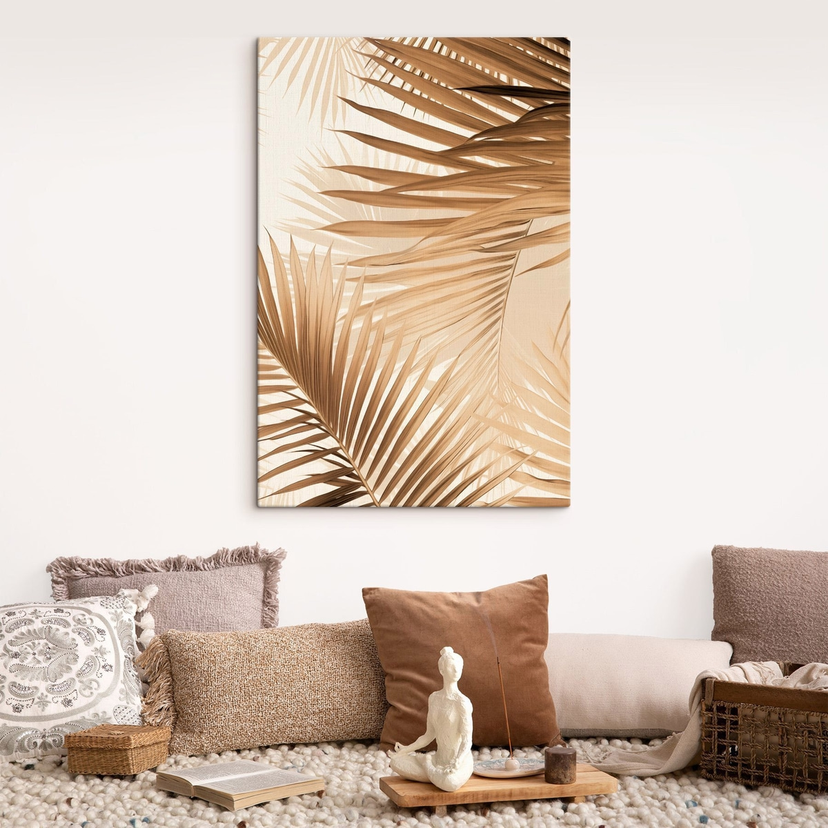 Folhas de palmeira abstratas — interior 2