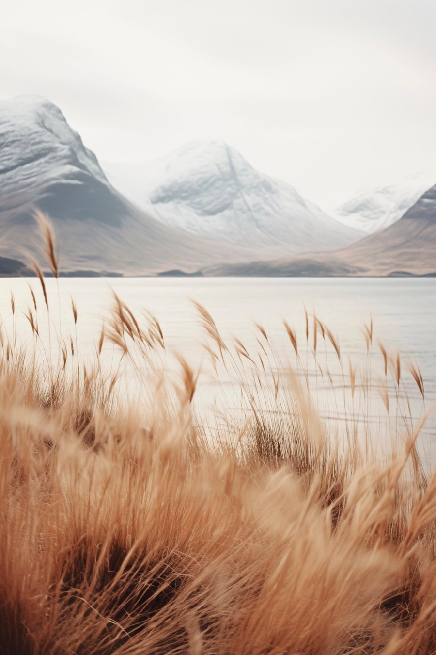 Pampas e montanhas nevadas — design completo