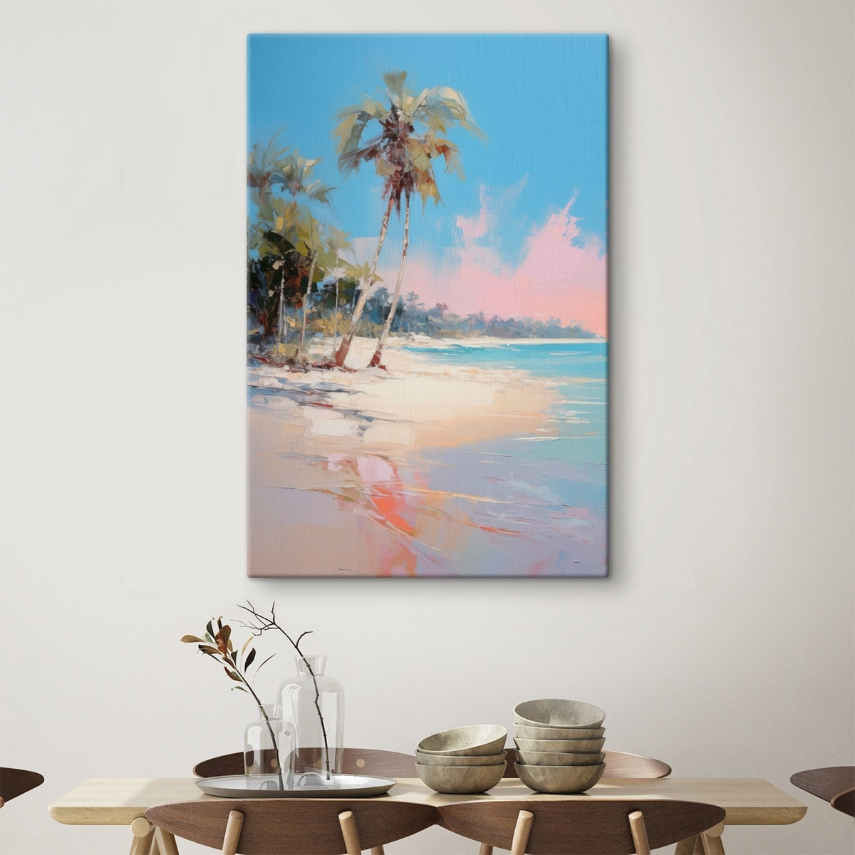 Praia tropical abstrata — interior 2