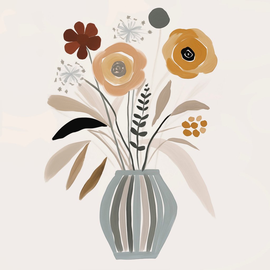 Ramo num vaso — design completo