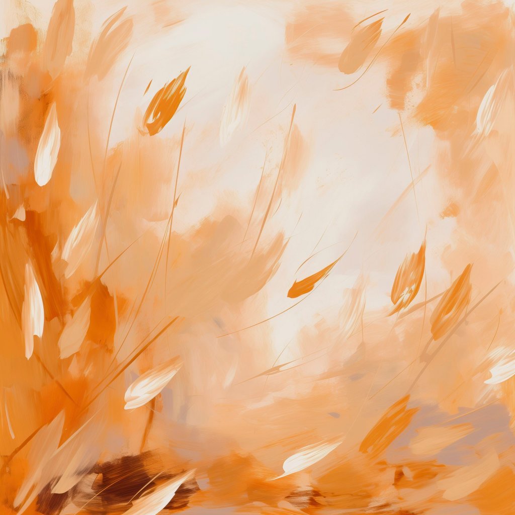 Pétalas e hastes abstratas — design completo