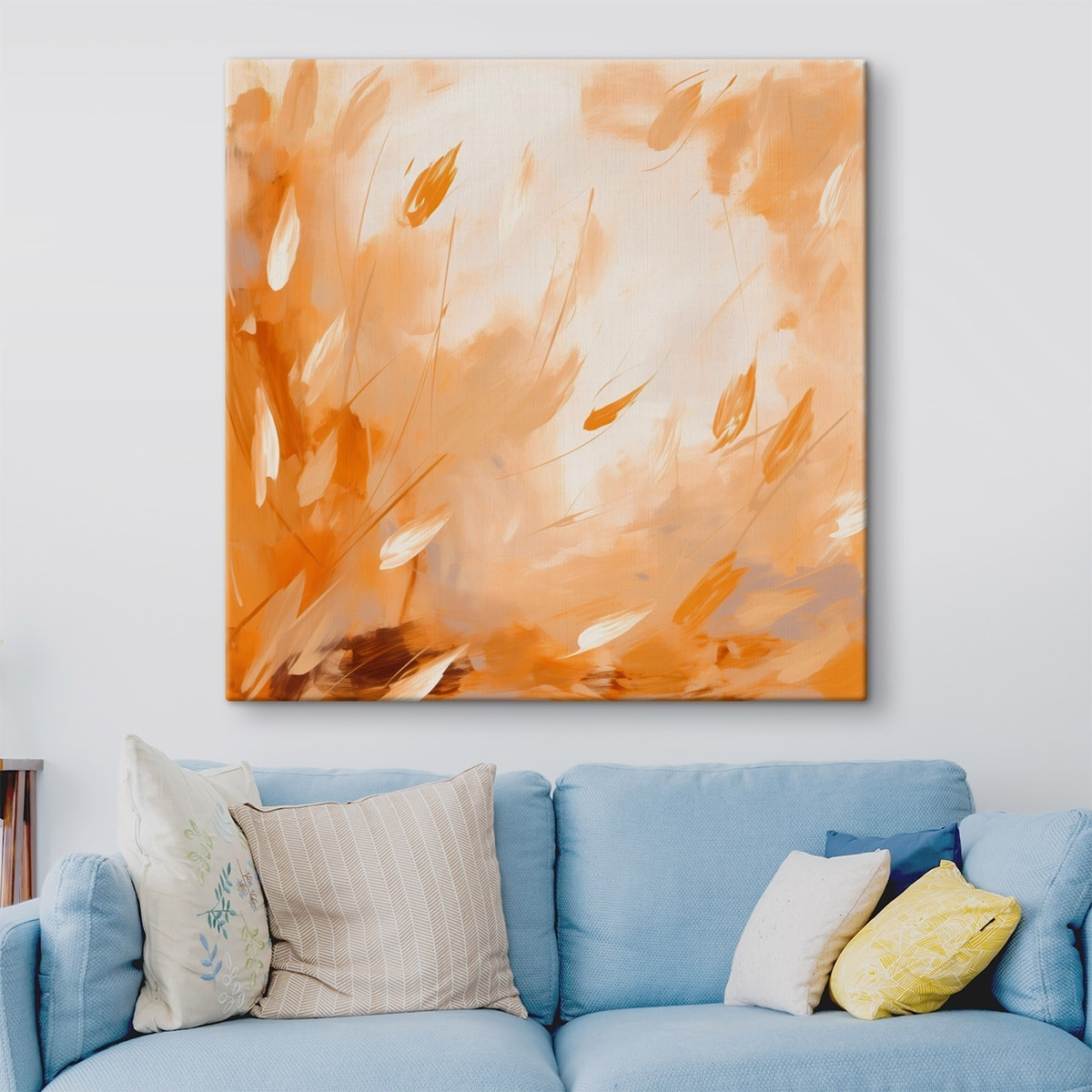 Pétalas e hastes abstratas — interior 3
