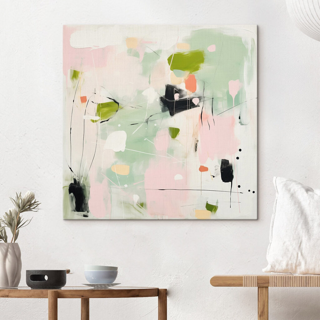 Manchas pastel com verde — interior 3