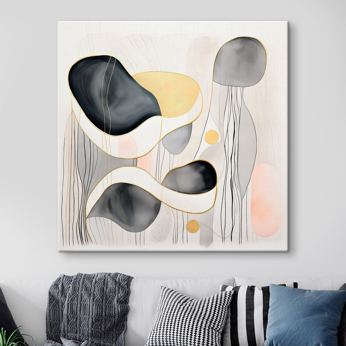 Manchas cinzentas e neutras — interior 1