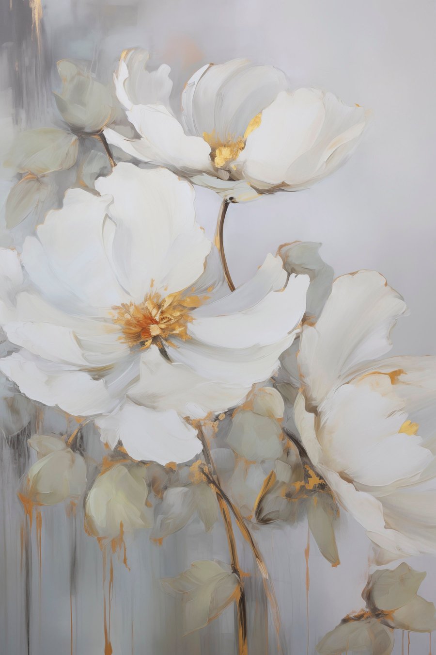 Flores abstratas — design completo