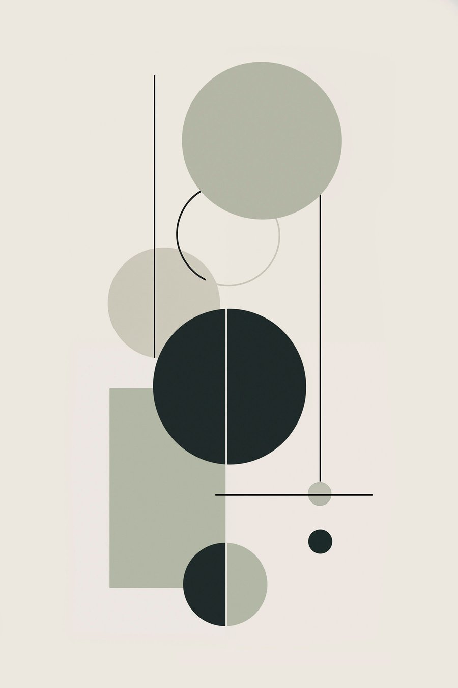 Geometria minimalista — design completo