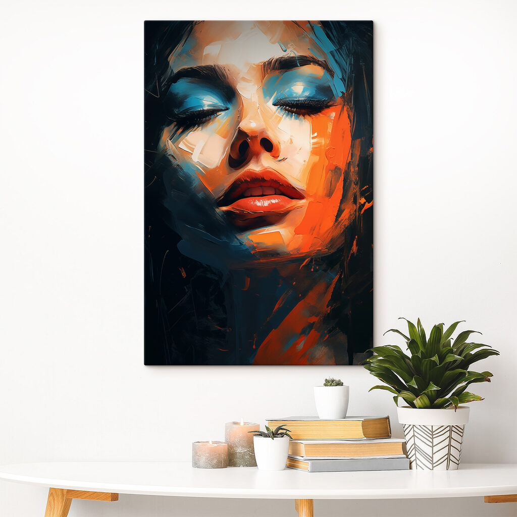 Retrato de mulher ardente — interior 1