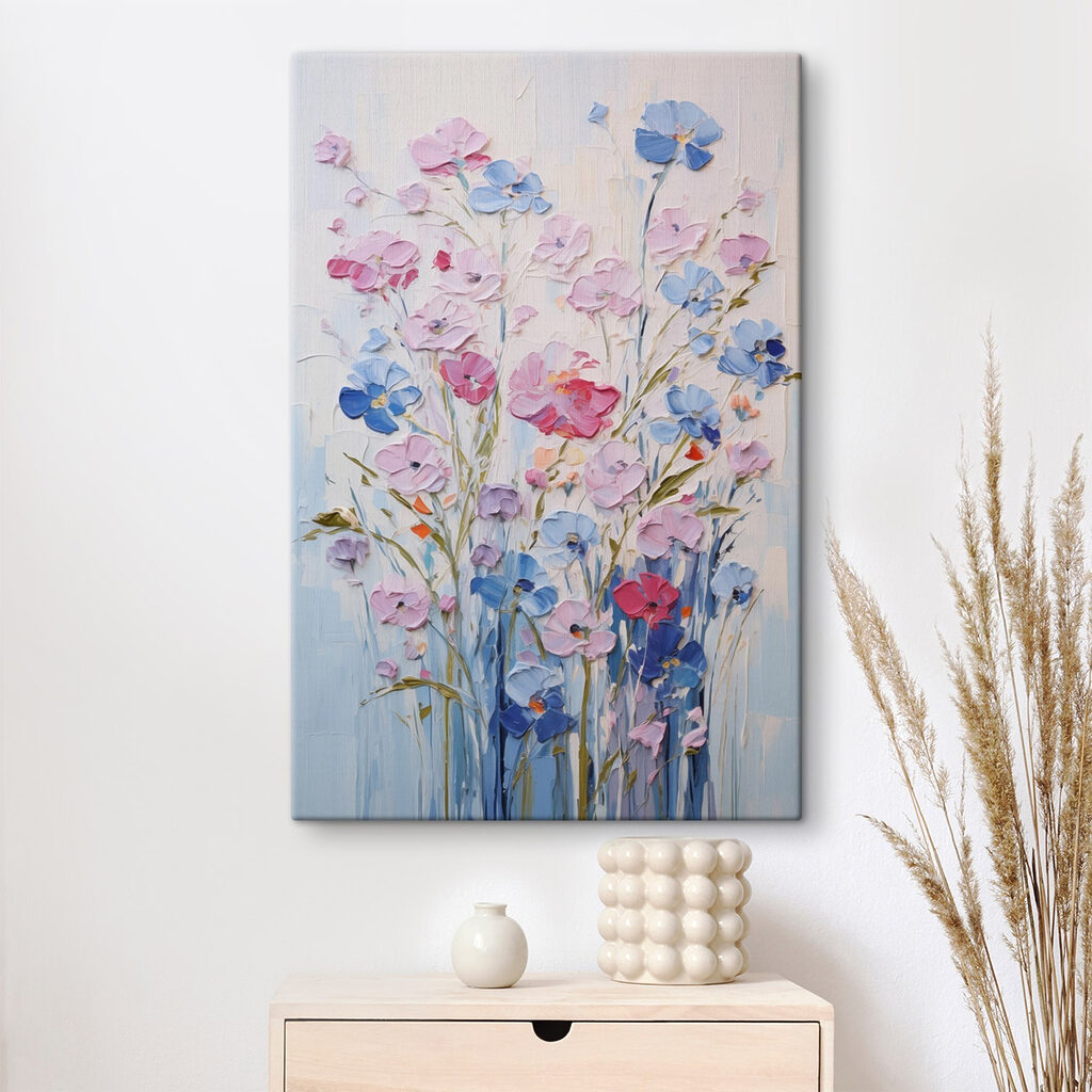 Flores silvestres em azul — interior 2