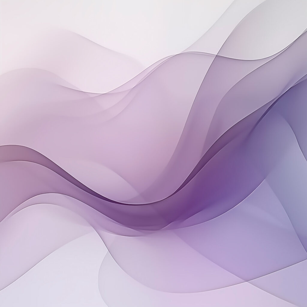 Ondas lilás em camadas — design completo