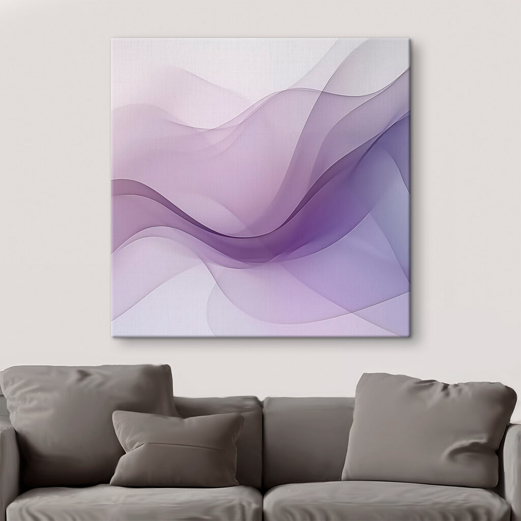 Ondas lilás em camadas — interior 2
