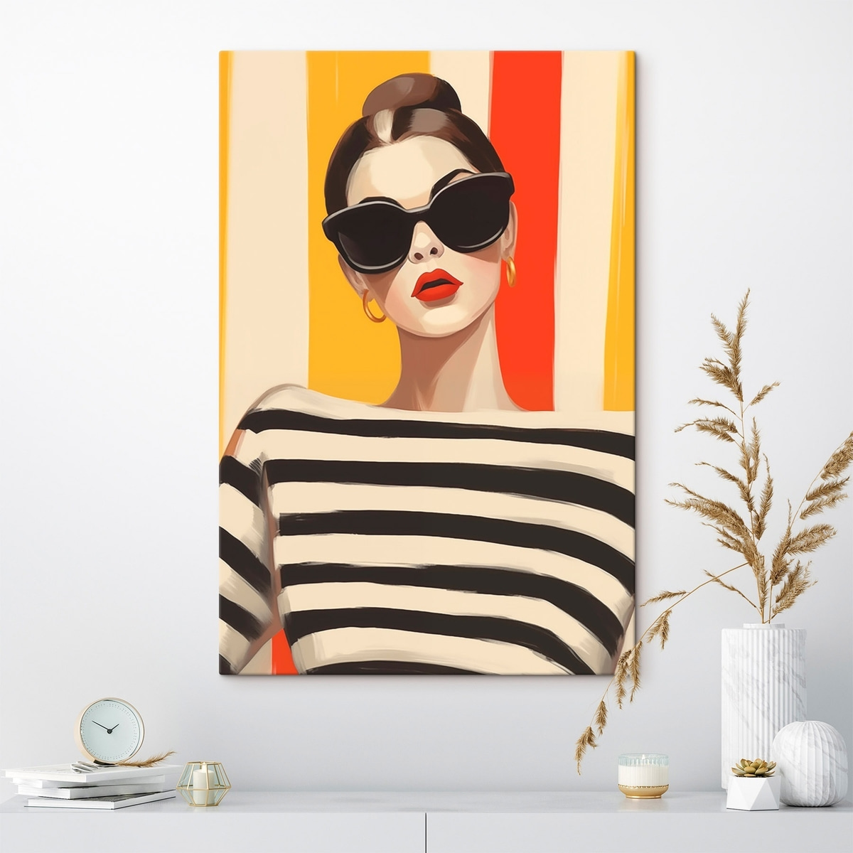 Rapariga na moda — interior 1