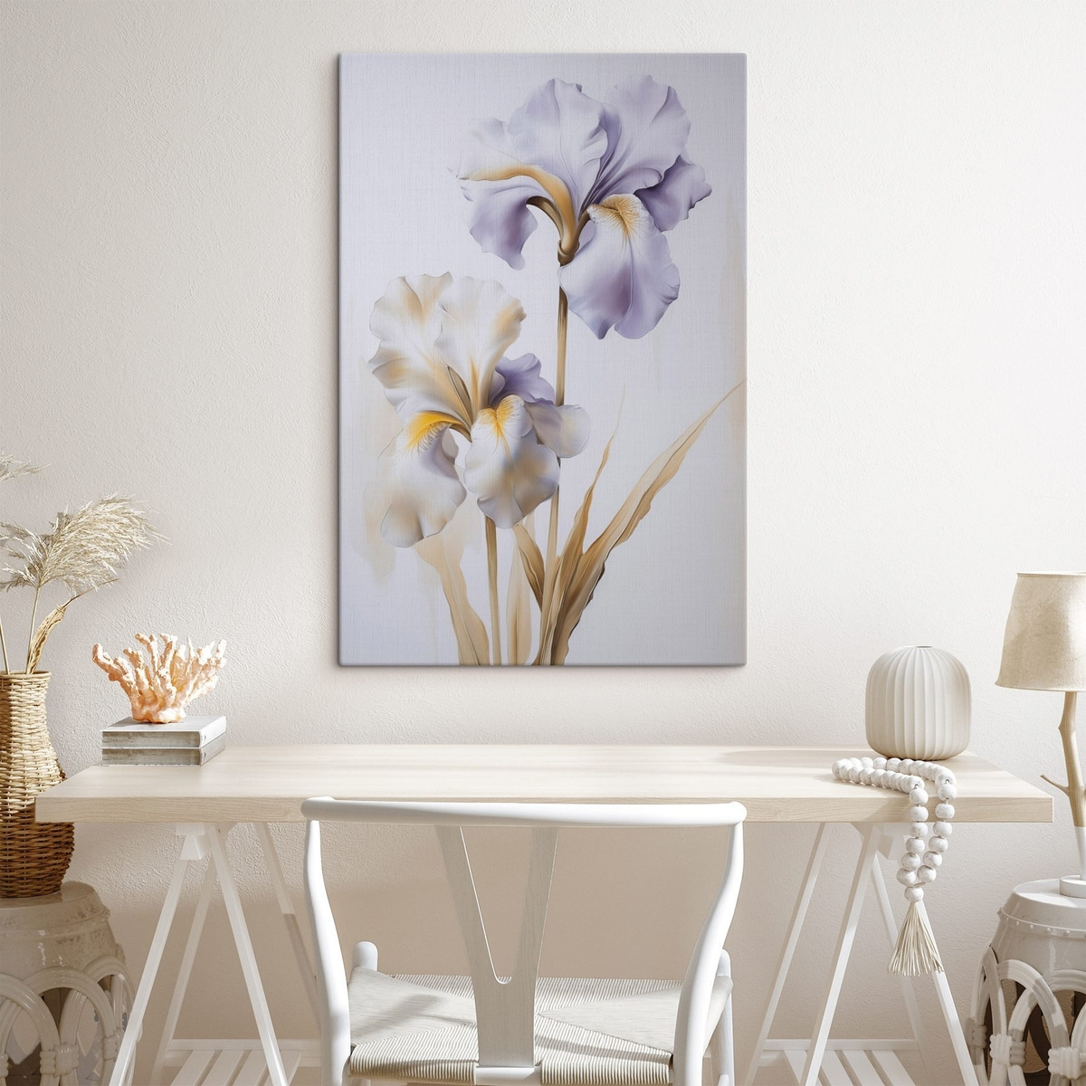 Írises em estilo pictórico — interior 2