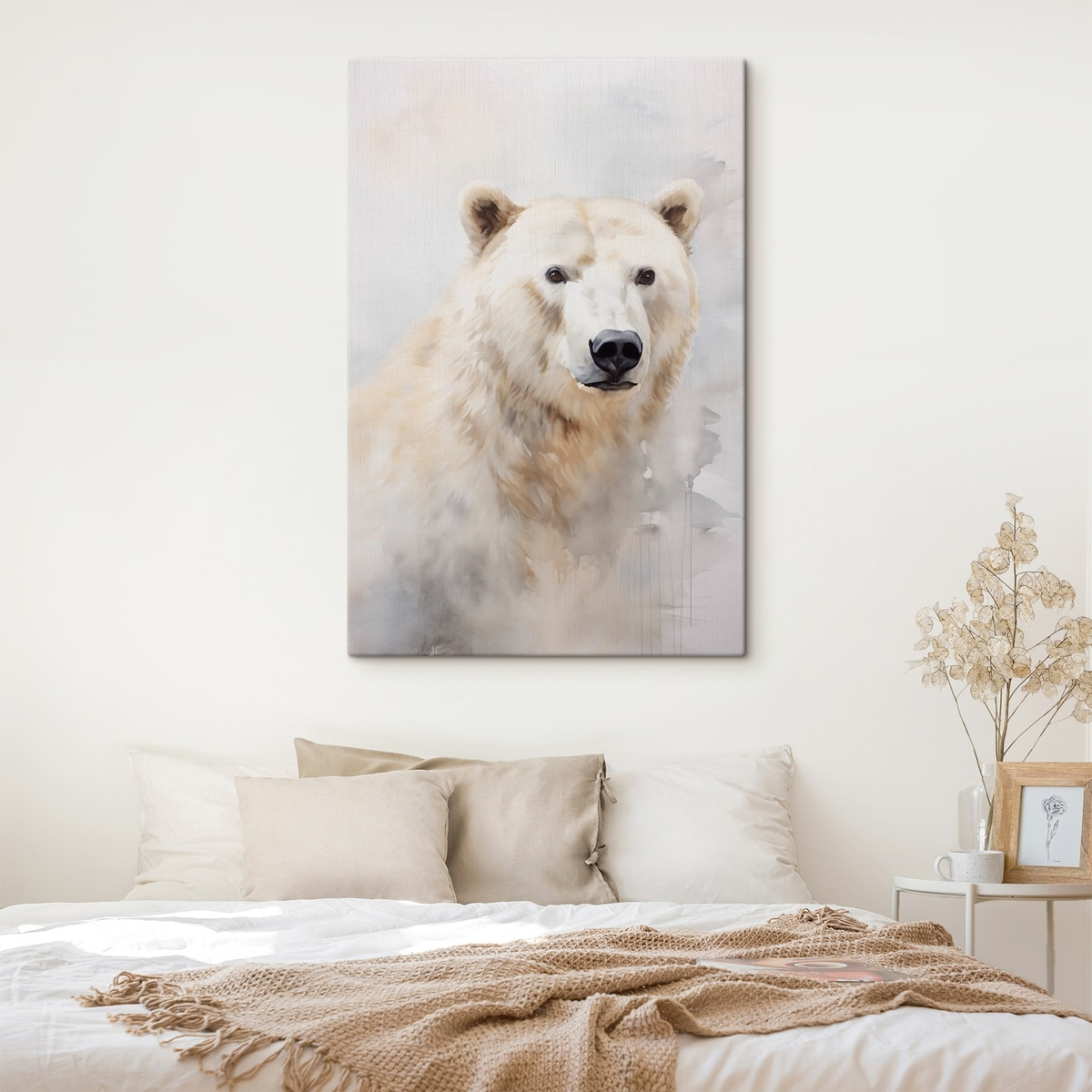 Urso em pintura imitada — interior 2