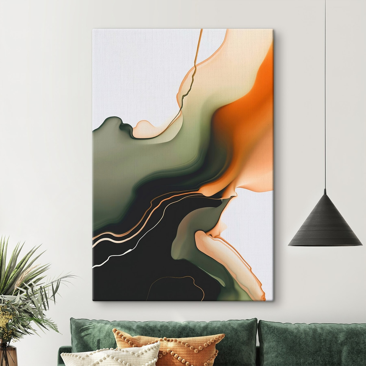 Onda abstrata — interior 1